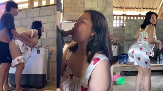 Bokep viral kebun sawit ngewe bareng anak tiri di dapur